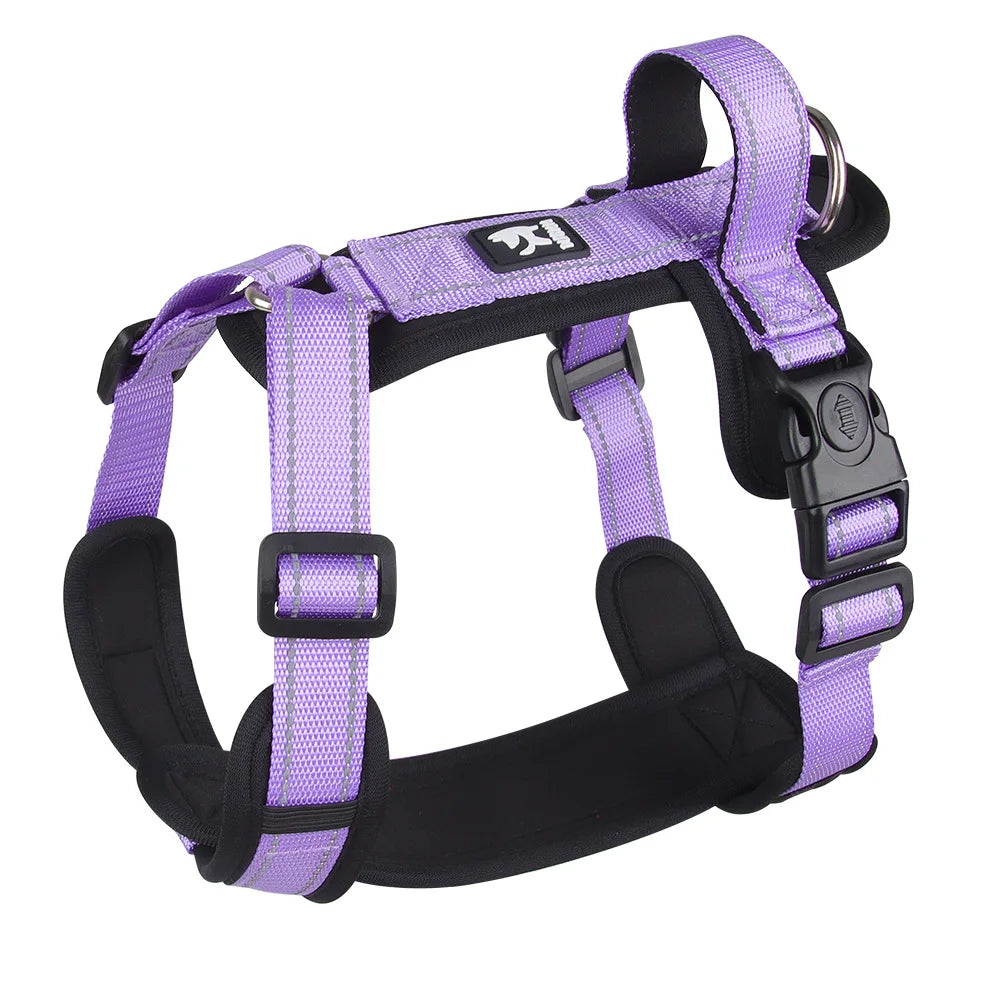 Reflective Dog Harness with Handle – Padded, Adjustable No-Pull Design
