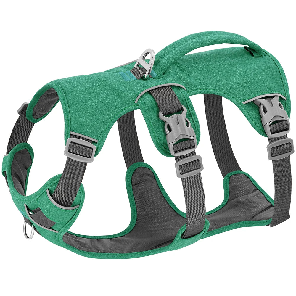 No Pull Reflective Dog Harness with Handle – Adjustable Nylon Vest for Small, Medium & Large Dogs